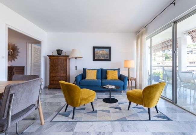 Apartment in Villefranche-sur-Mer - Sea View, Park, Swimming Pool & Tennis - 2 Bdr Apartment in Villefranche-sur-Mer - Sea View, Park, Swimming Pool & Tennis - 2 Bdr