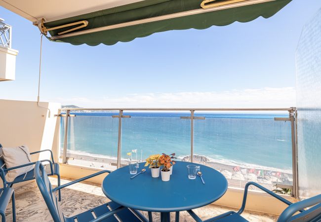  in Nice - Panoramic Sea View - 1 Bdr Promenade des Anglais