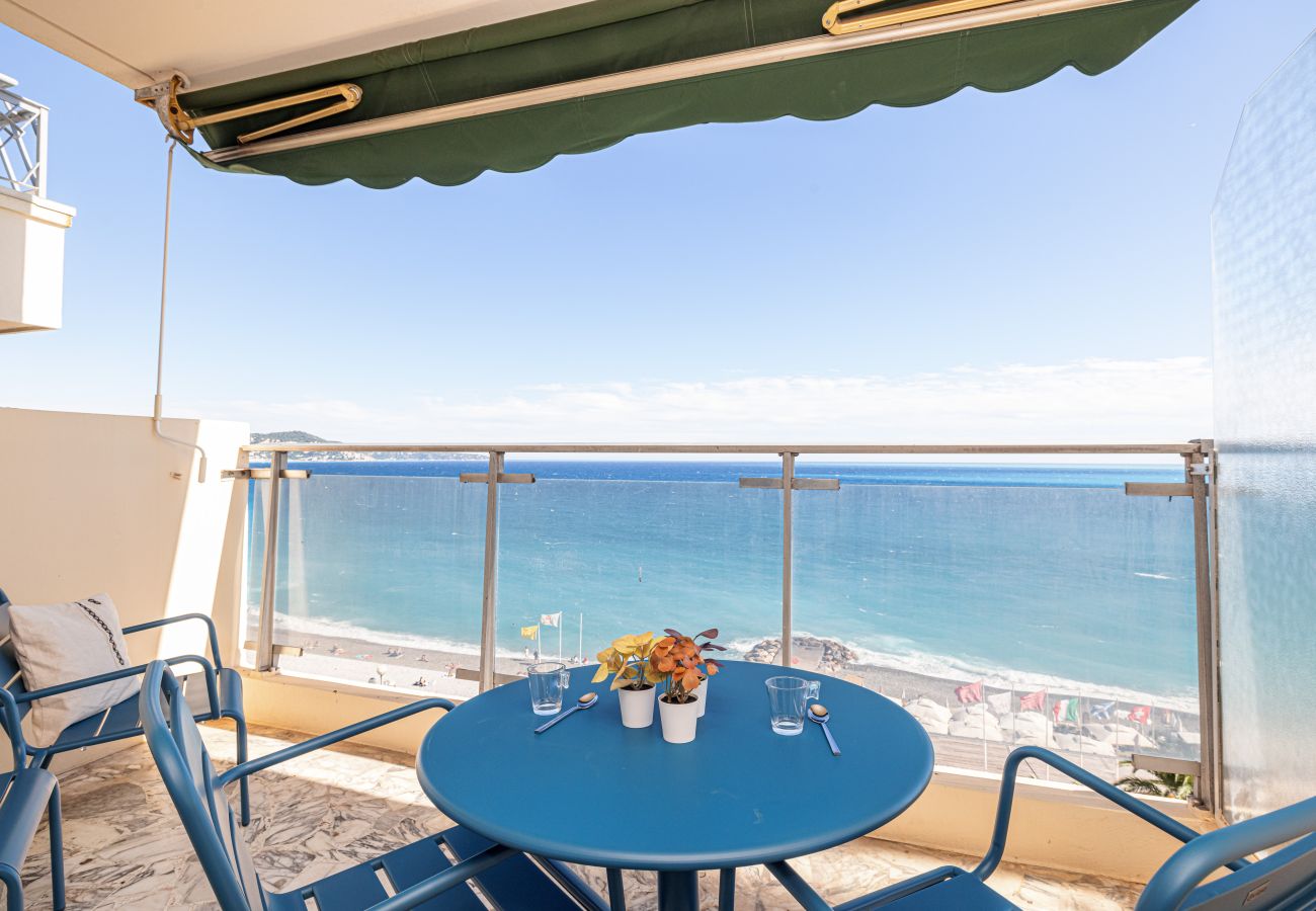 Apartment in Nice - Panoramic Sea View - 1 Bdr Promenade des Anglais