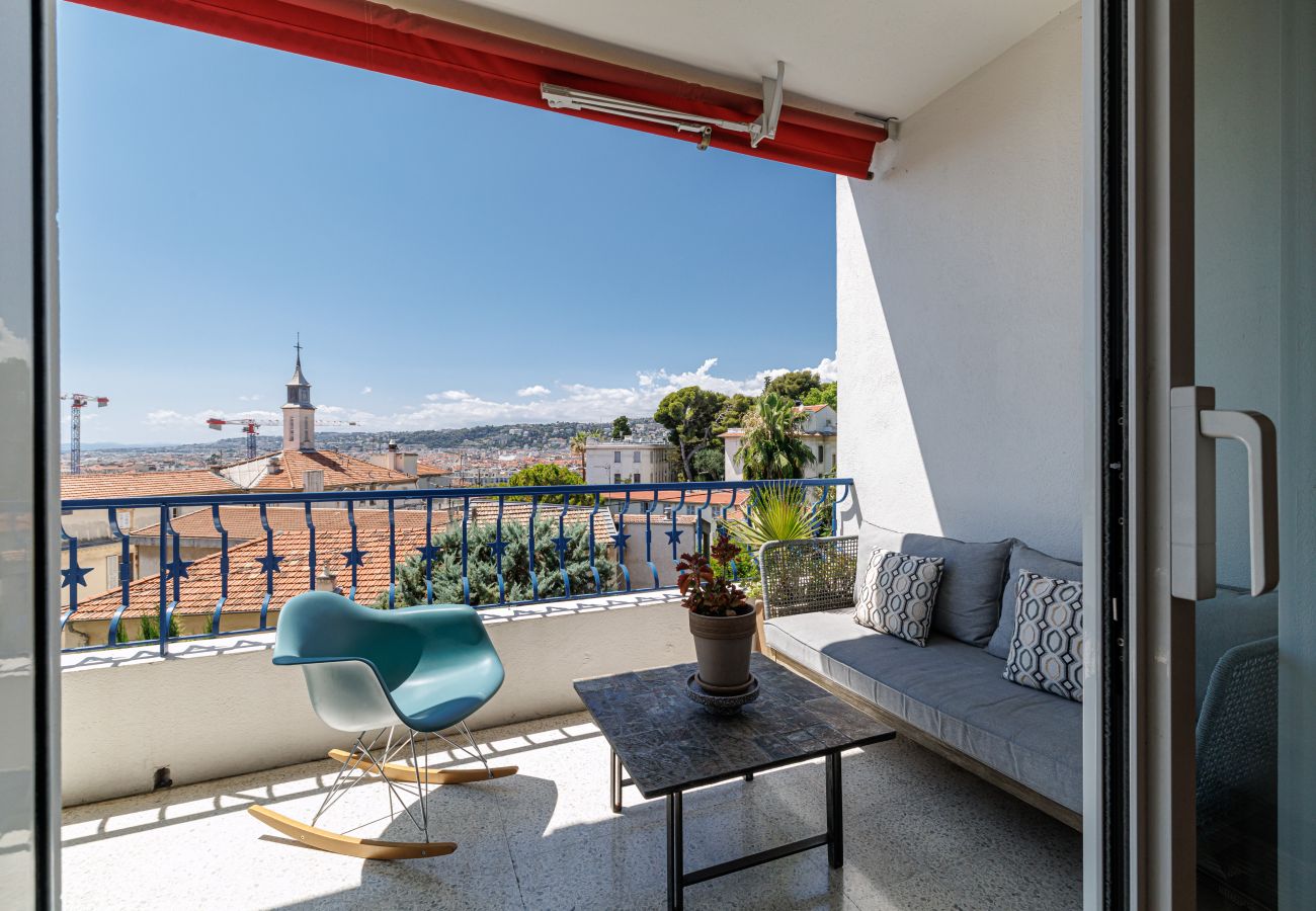 Apartment in Nice - Quiet & Open View - 1 Bdr Large Terrace