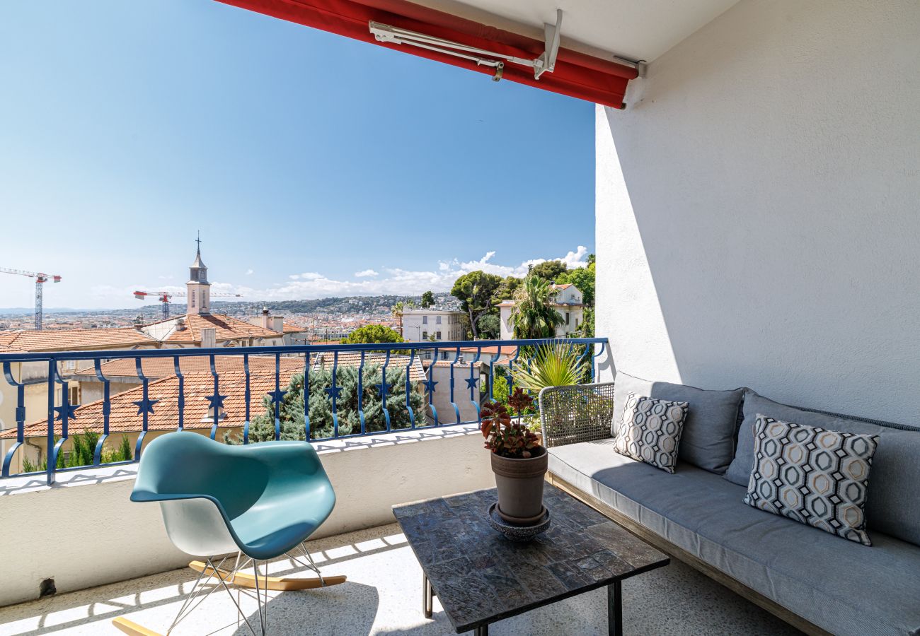 Apartment in Nice - Quiet & Open View - 1 Bdr Large Terrace