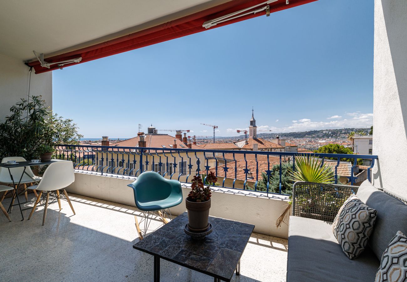 Apartment in Nice - Quiet & Open View - 1 Bdr Large Terrace