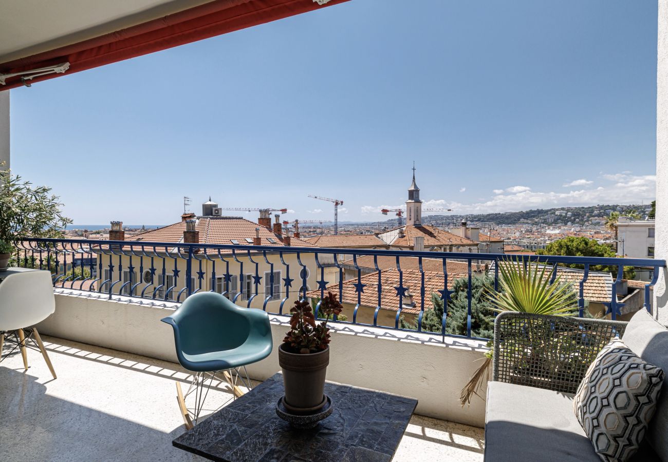 Apartment in Nice - Quiet & Open View - 1 Bdr Large Terrace