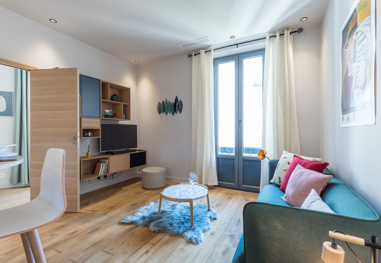 Appartement à Nice - Raffiné & Cosy 2 pièces en Centre Ville - Clim