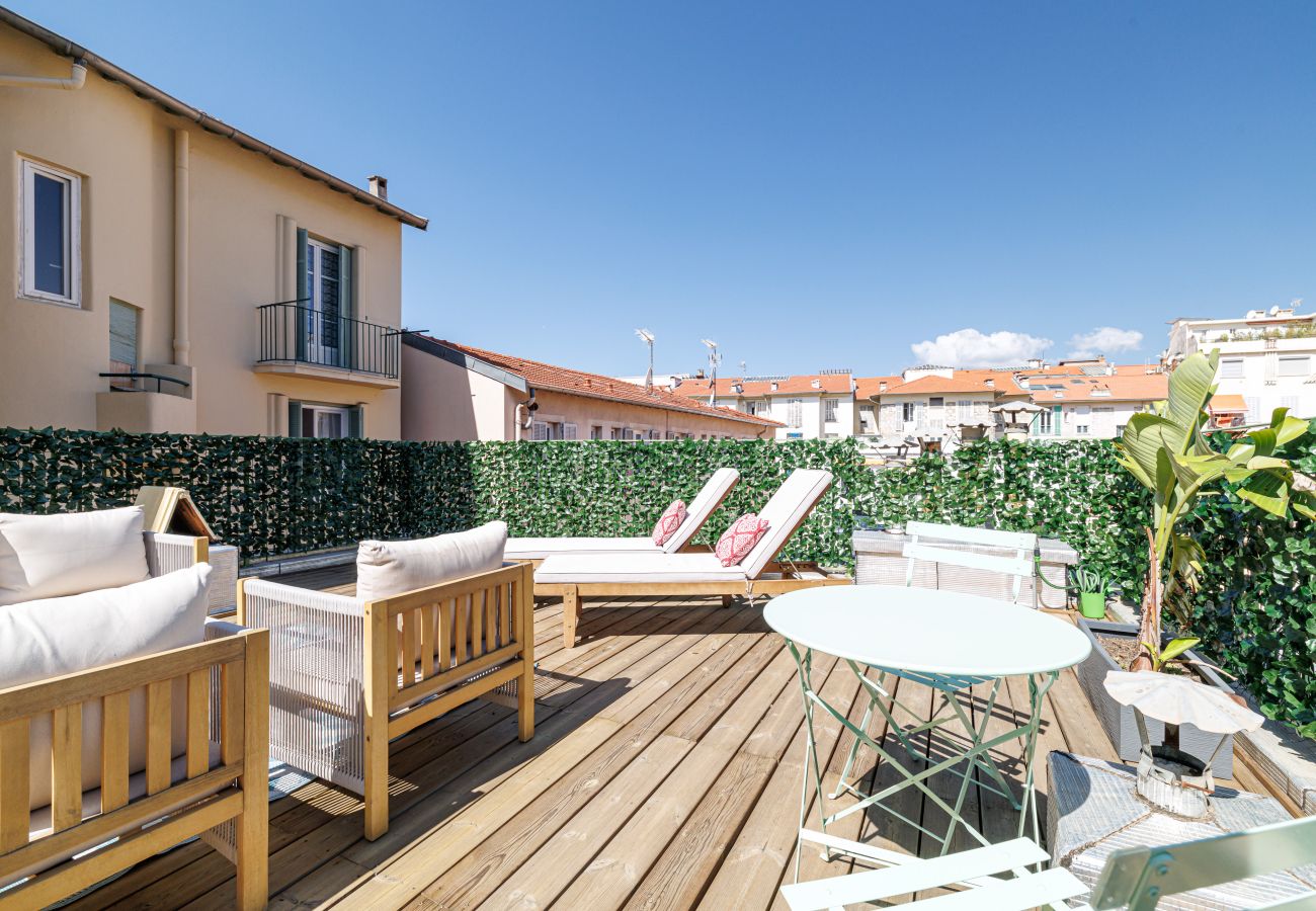 Appartement à Nice - Grande Terrasse Plein Ciel - 2 Pièces