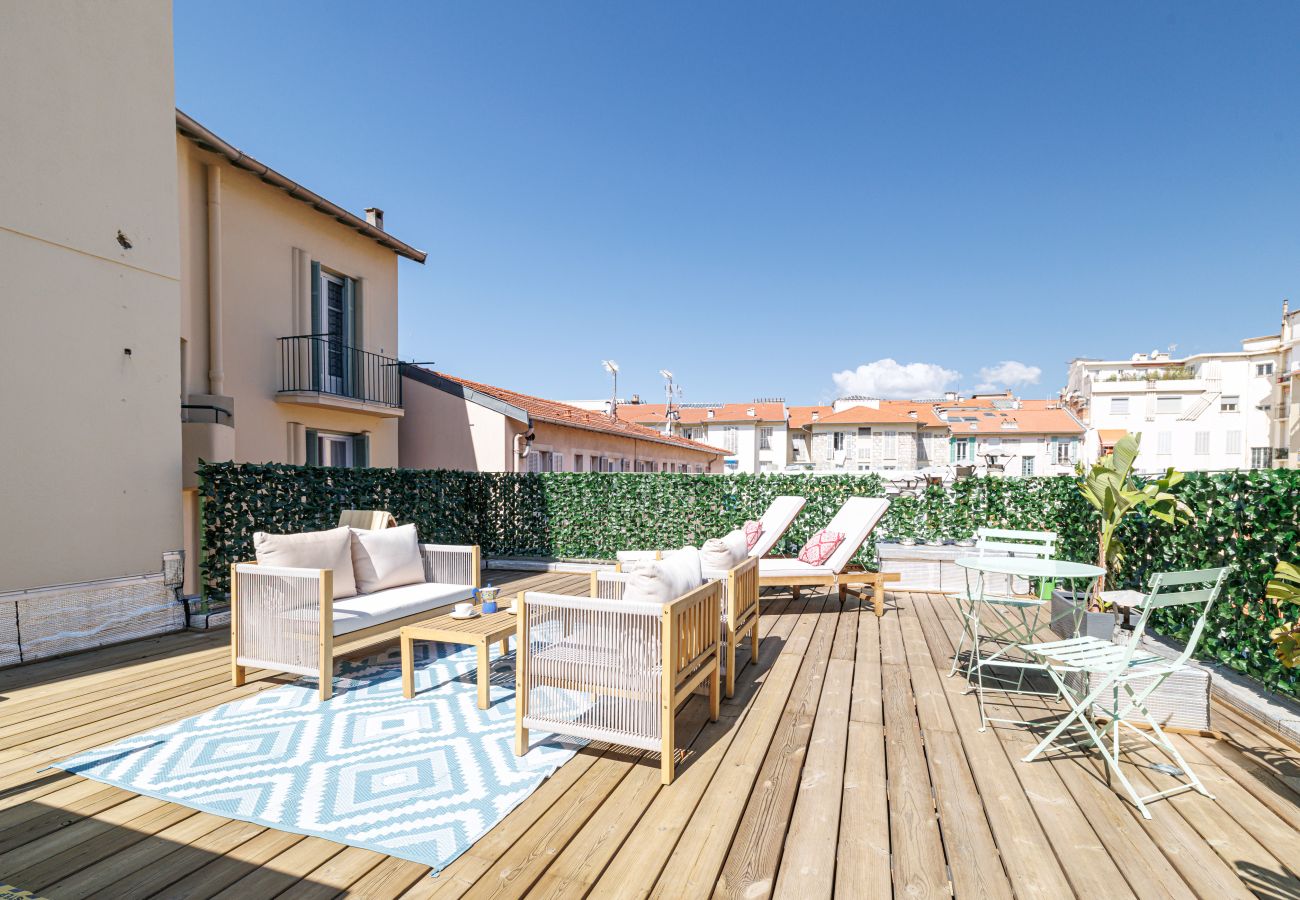 Appartement à Nice - Grande Terrasse Plein Ciel - 2 Pièces